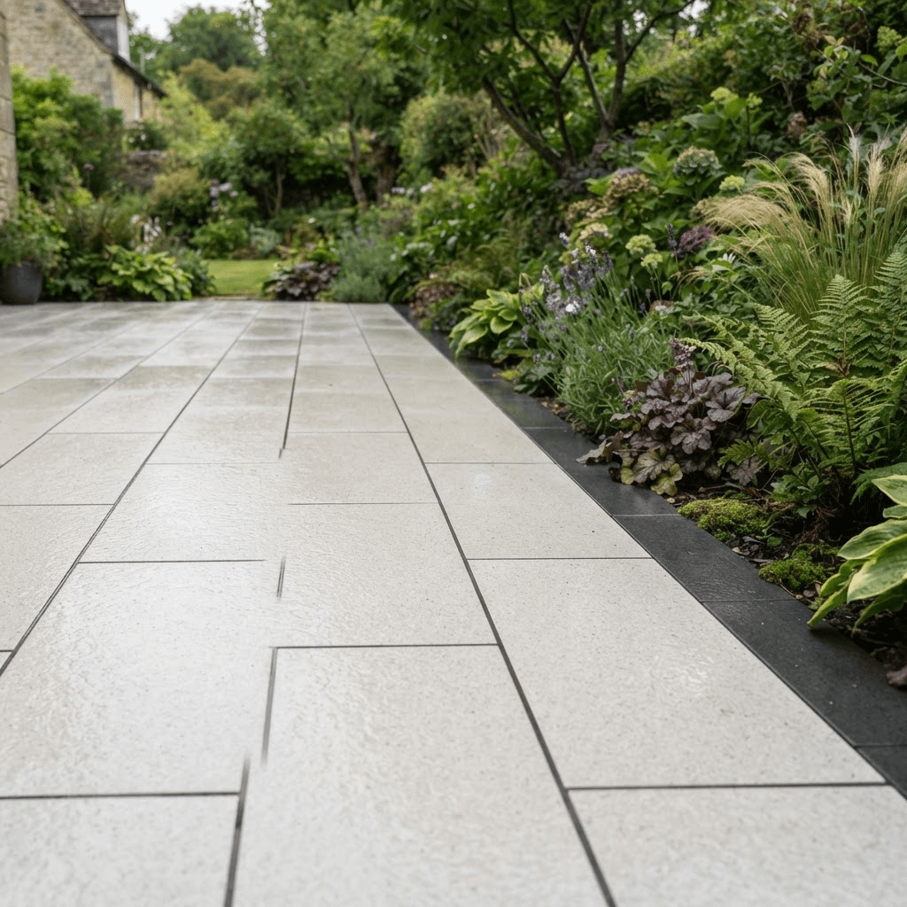 Porcelain Paving texture close-up