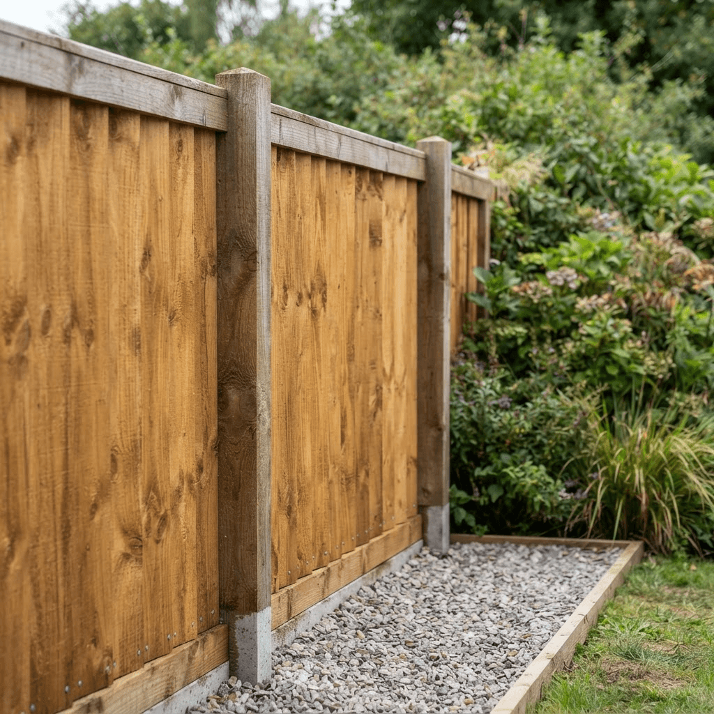 Timber Fencing texture close-up